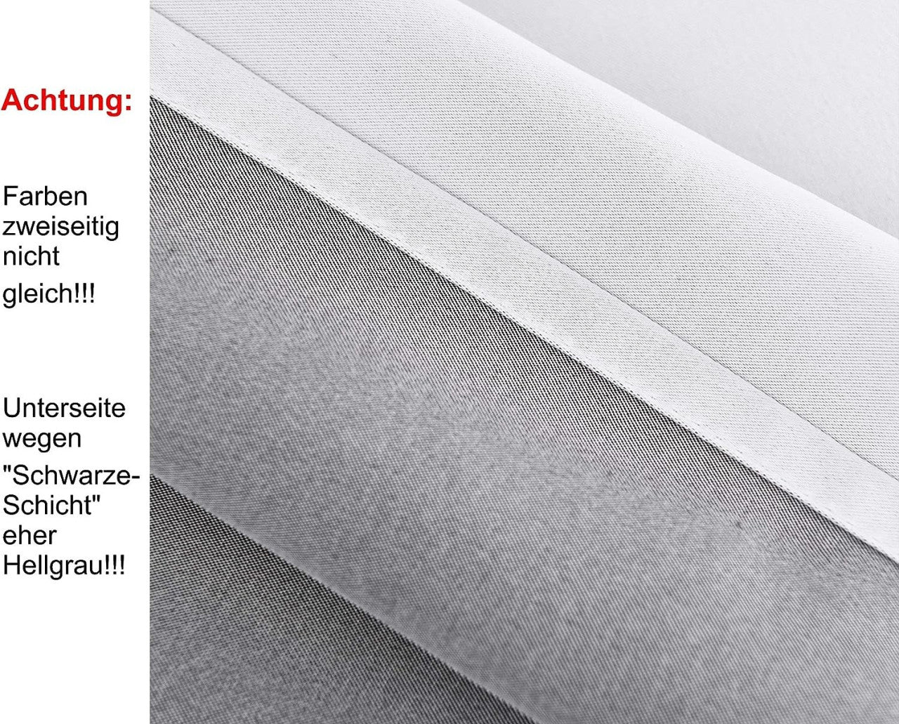 24goodz Set of 2 Eyelet Curtains - Lightweight and Soft - Energy Saving and Soundproof - 100% Polyester - White Grey - 135x175 cm - ws