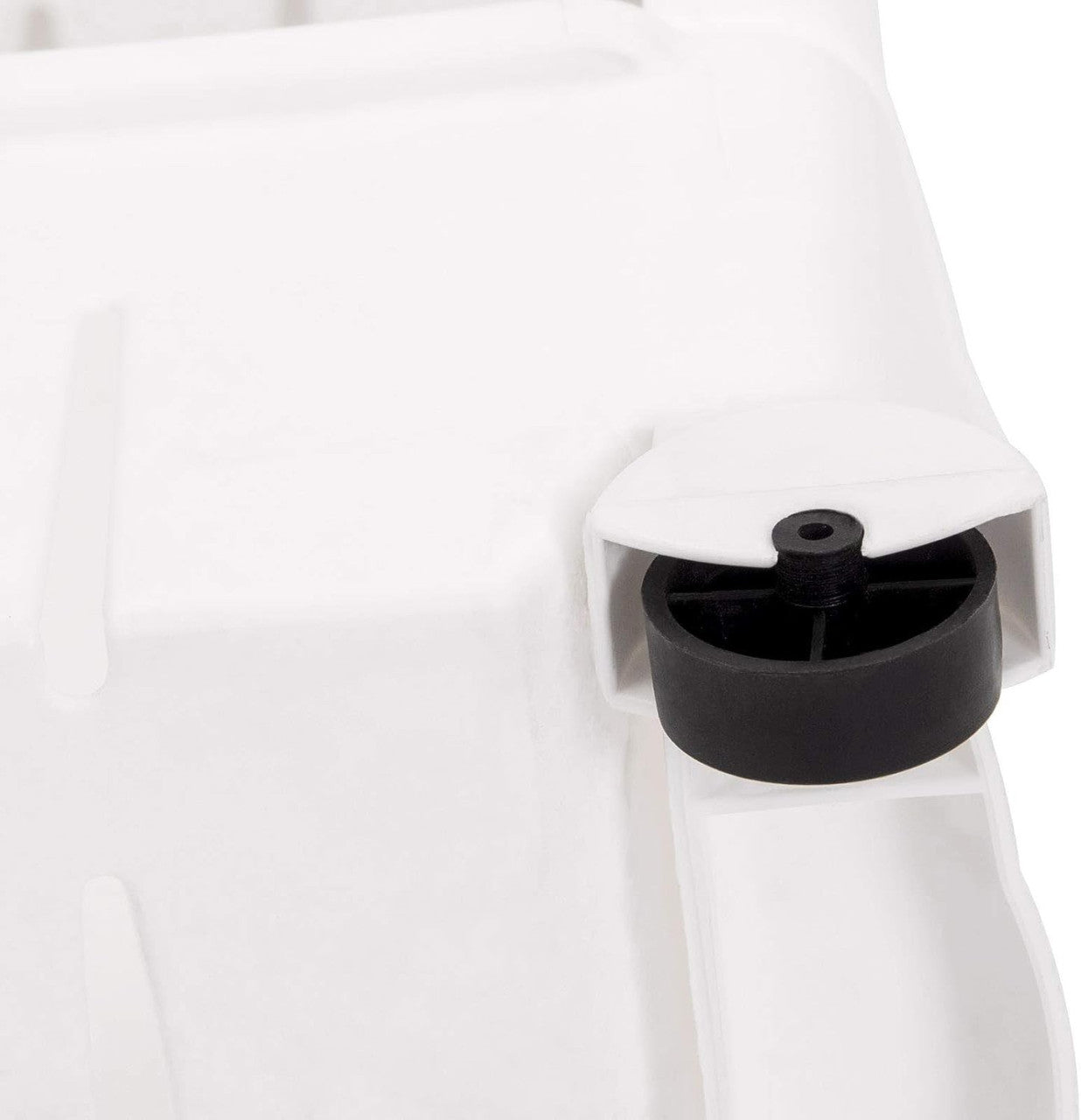 24goodz 3-Tier Kitchen Trolley - Space-Saving Design - Lightweight and Mobile - Polypropylene - White - ws