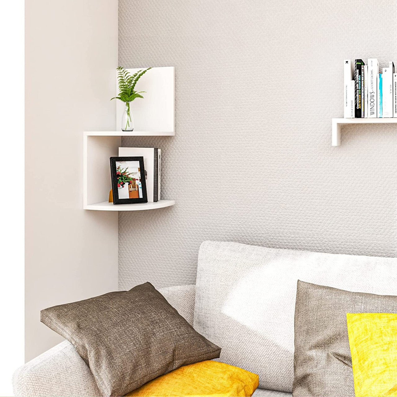 24goodz Set of 3 Photo Frames - Versatile Display Options - MDF - For Home Decor - Black - sz