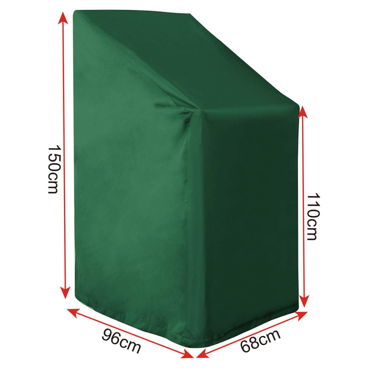 24goodz Garden Chair Cover - Durable & Weatherproof - PE Fabric - Green - gn