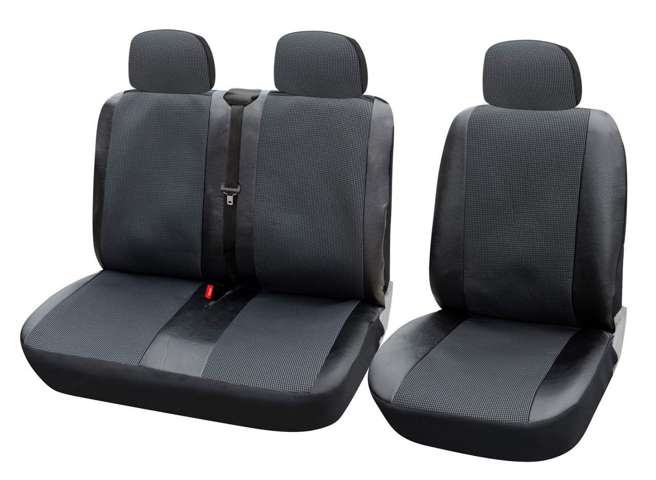 24goodz Van Transporter Seat Covers - Durable and Easy to Clean - 100% Polyester - For Vans - Universal Size