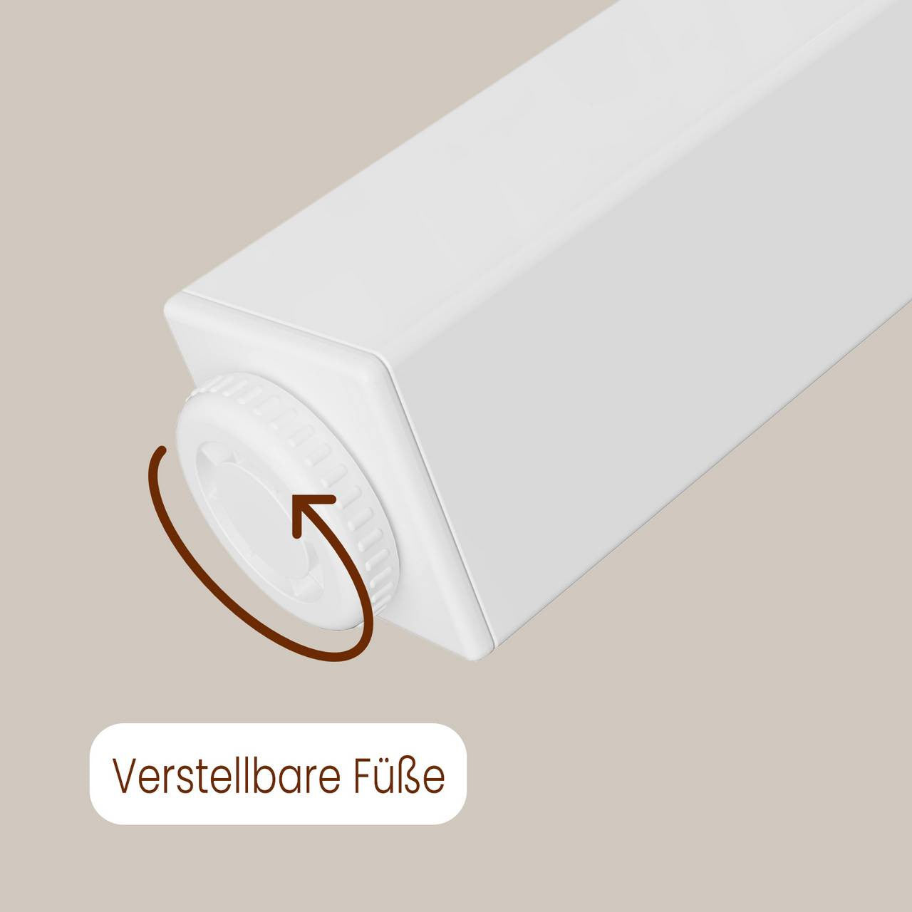 24goodz Bartafel - Ergonomic Height for Comfort - Sturdy Metal Frame - MDF - For Home and Commercial Use - Light Oak