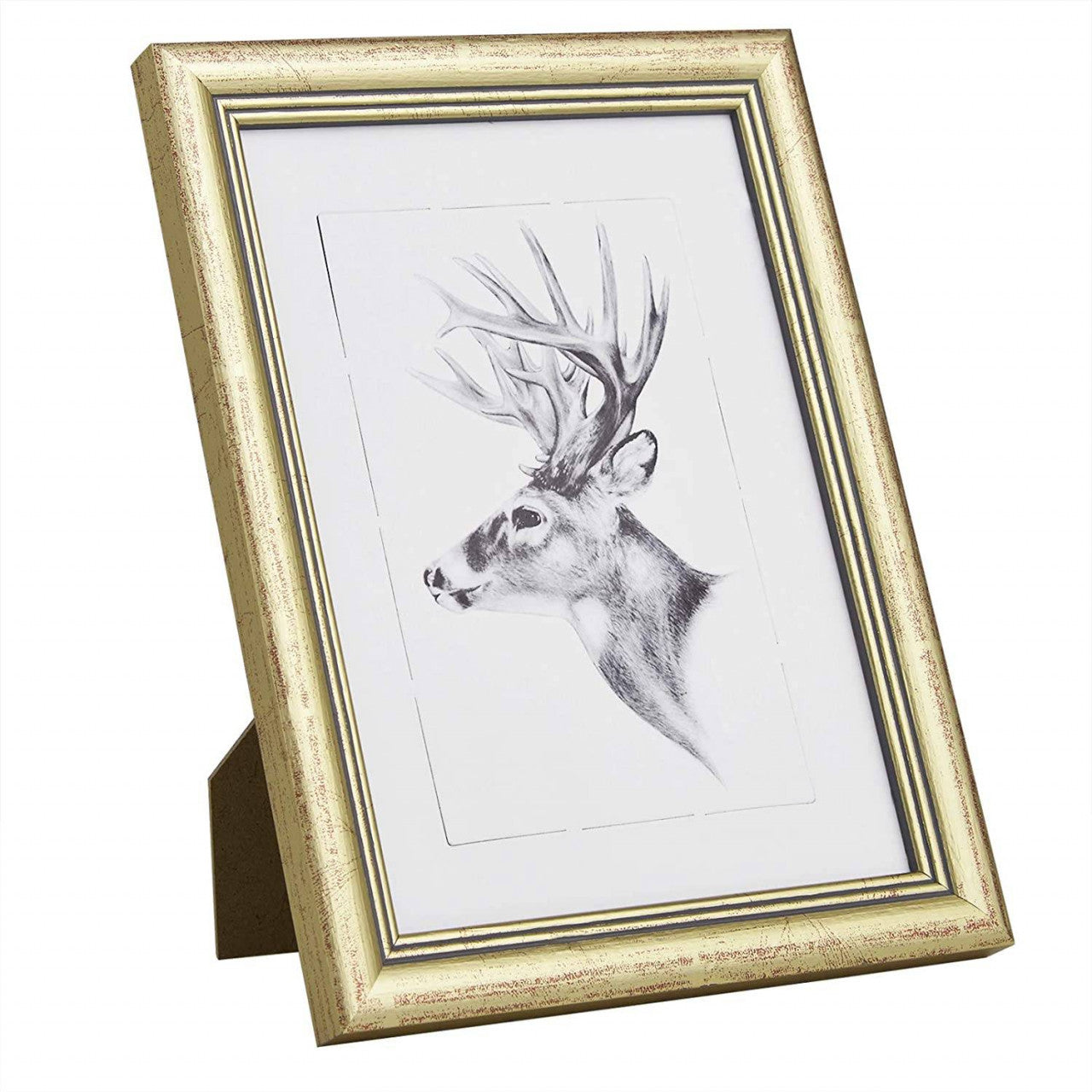 24goodz Wooden Photo Frame Gallery - Versatile Display Options - MDF - For Everyone - White/Black/Gold/Red/Dark Brown/Natural