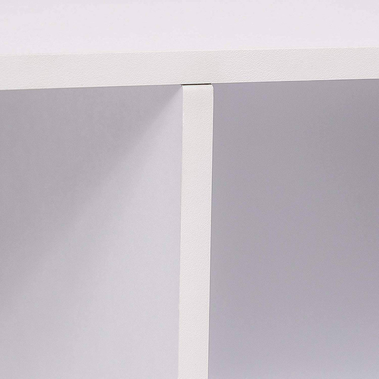 24goodz Open Bookshelf - Stable and Durable - Multifunctional Design - E1-Class Wood - For Home and Office - Light Oak/White - ws