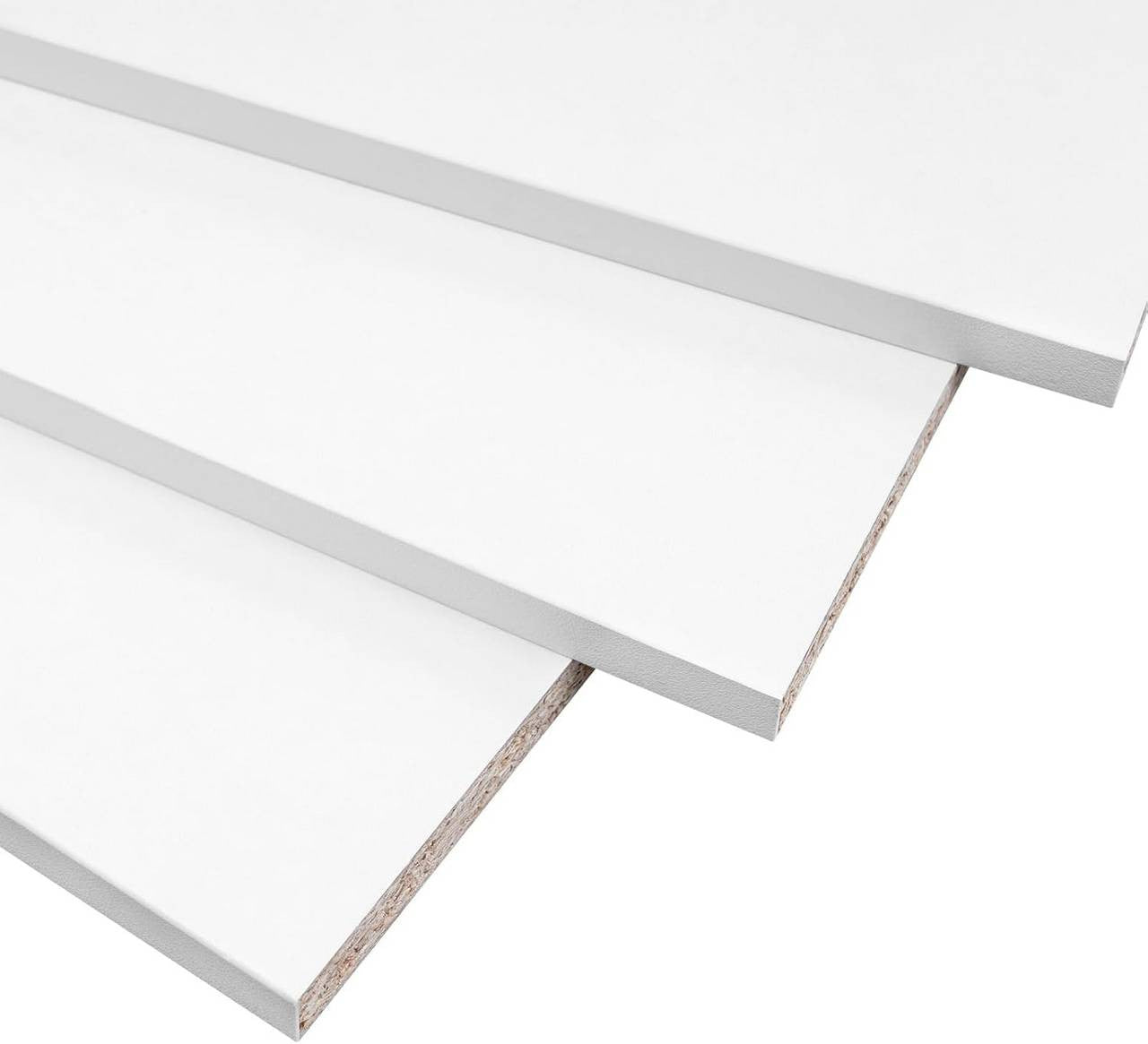 24goodz Bookshelf with 4 Levels and 8 Compartments - Ample Storage Space - E1 Wood Material - White - 71x141x29 cm