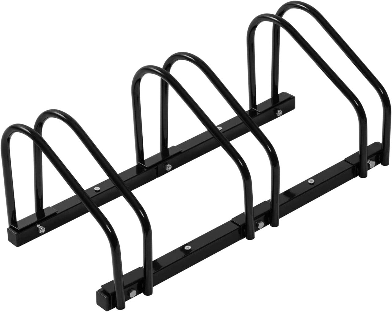 24goodz Bike Rack - Sturdy and Durable - Easy to Assemble - Galvanized Iron - Black - 70.5x32x27cm - sz