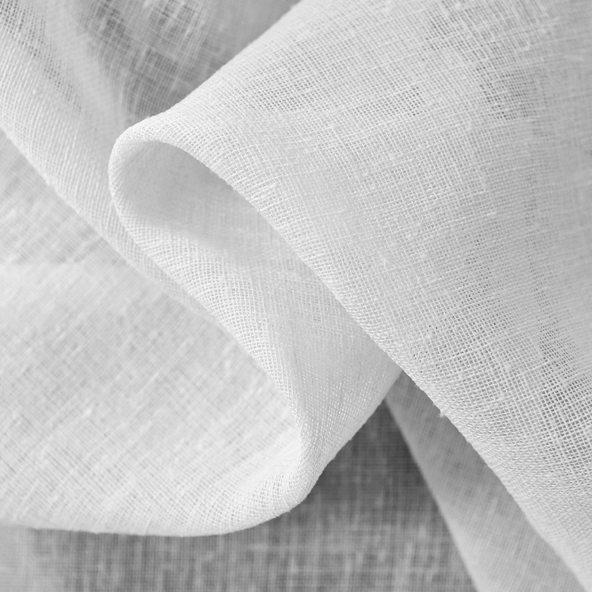 24goodz Sheer Curtain with Loops - Lightweight and Breathable - 100% Polyester - For Every Room - White 140x225 cm - ws
