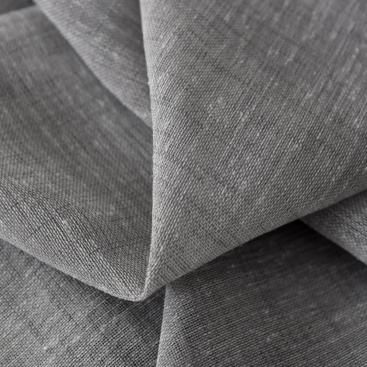 24goodz Transparent Curtain with Ruffles - Durable Linen Look - 100% Polyester - For Home Decoration - Dark Grey - 140x225 cm - dgr