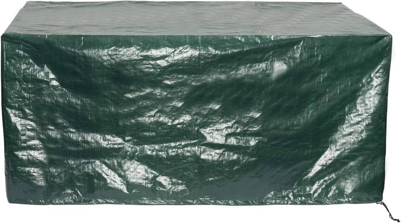 24goodz Garden Furniture Cover - Durable and Weatherproof - PE Material - Green - 180x120x70cm - gn