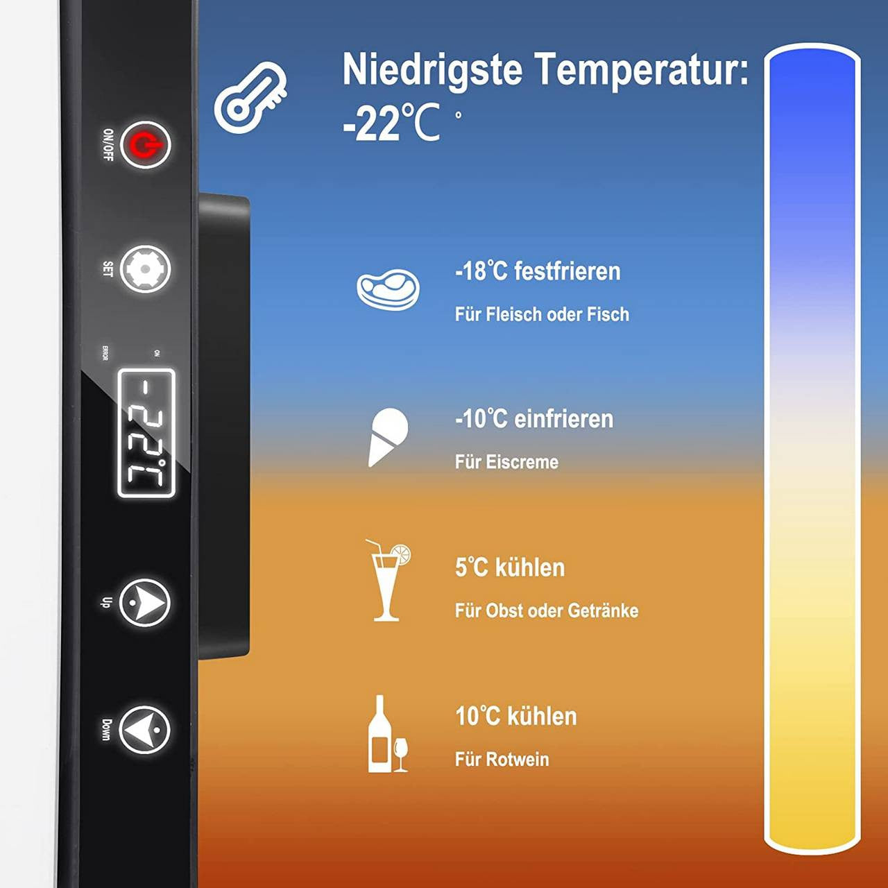 24goodz Portable 30L Cooler and Warmer Box - Versatile 2-in-1 Functionality - Compact Design - PP and ABS - For Camping and Travel - Grey - wsz