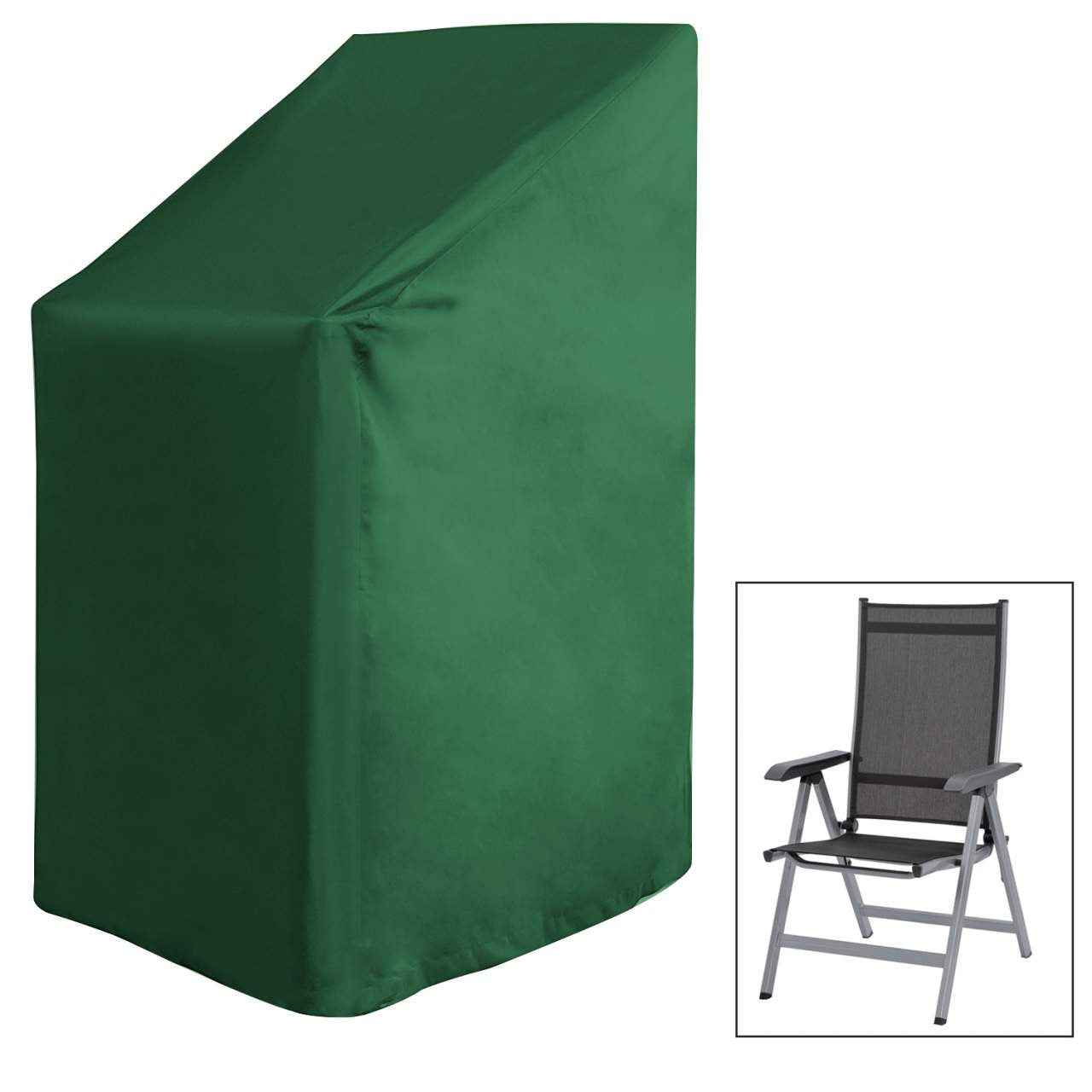 24goodz Garden Chair Cover - Durable and Weatherproof - PE Fabric - Green - 65x65x120/80 cm - gn