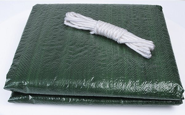 24goodz Garden Furniture Cover - Durable & Weather-Resistant - PE Fabric - Green - 193x136x88 cm