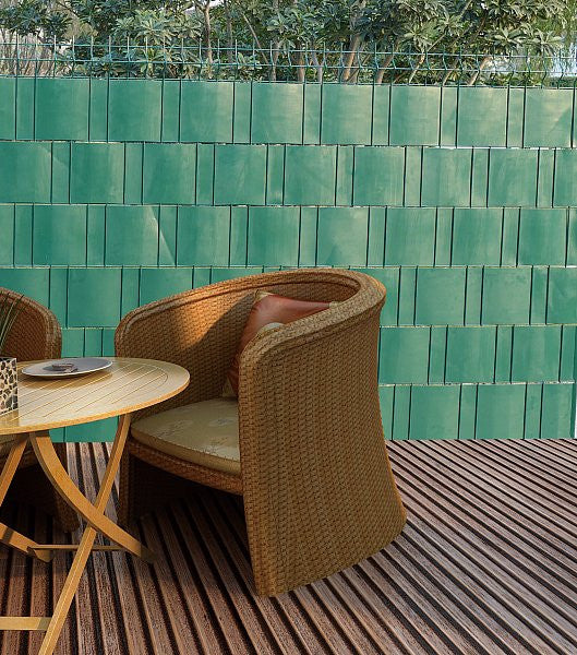 24goodz Privacy Strips - High-Quality UV Resistant - Easy to Install - PVC - For Outdoor Spaces - Green - gn