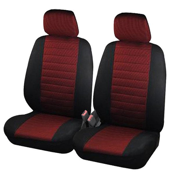 24goodz Car Seat Covers Set of 2 - Durable and Easy to Install - 100% Polyester - For Families - Universal Size