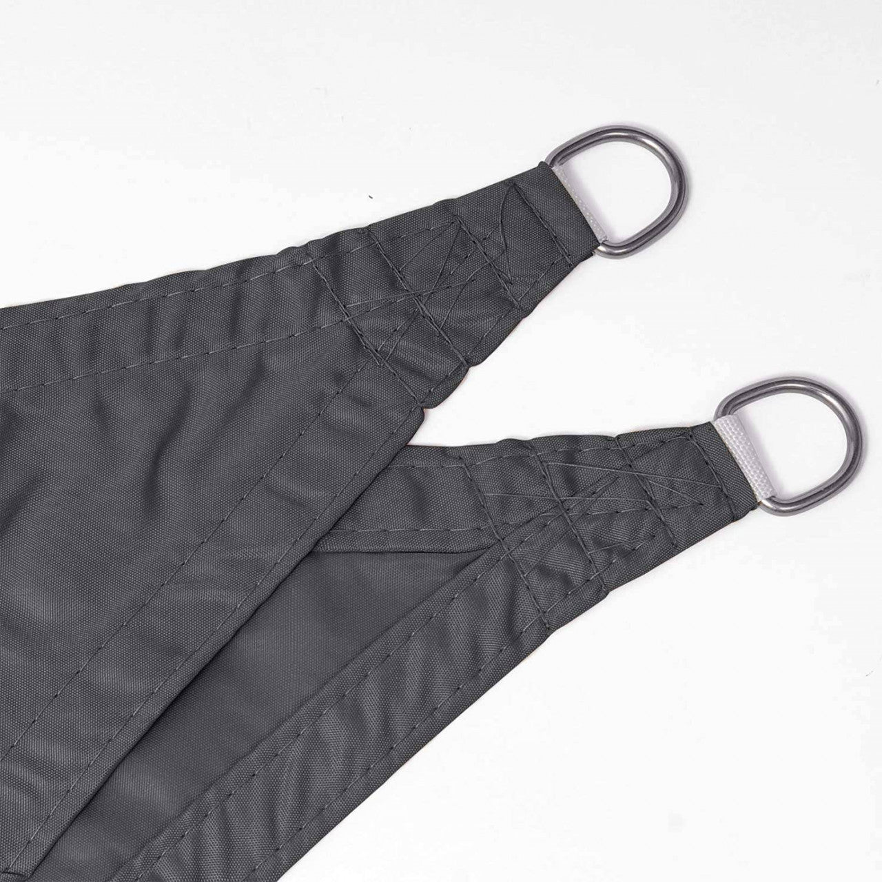 24goodz Sun Shade Sail - 93% UV Protection - Water-Repellent and Tear-Resistant - 100% PES - Grey - 3x3x4.25 m