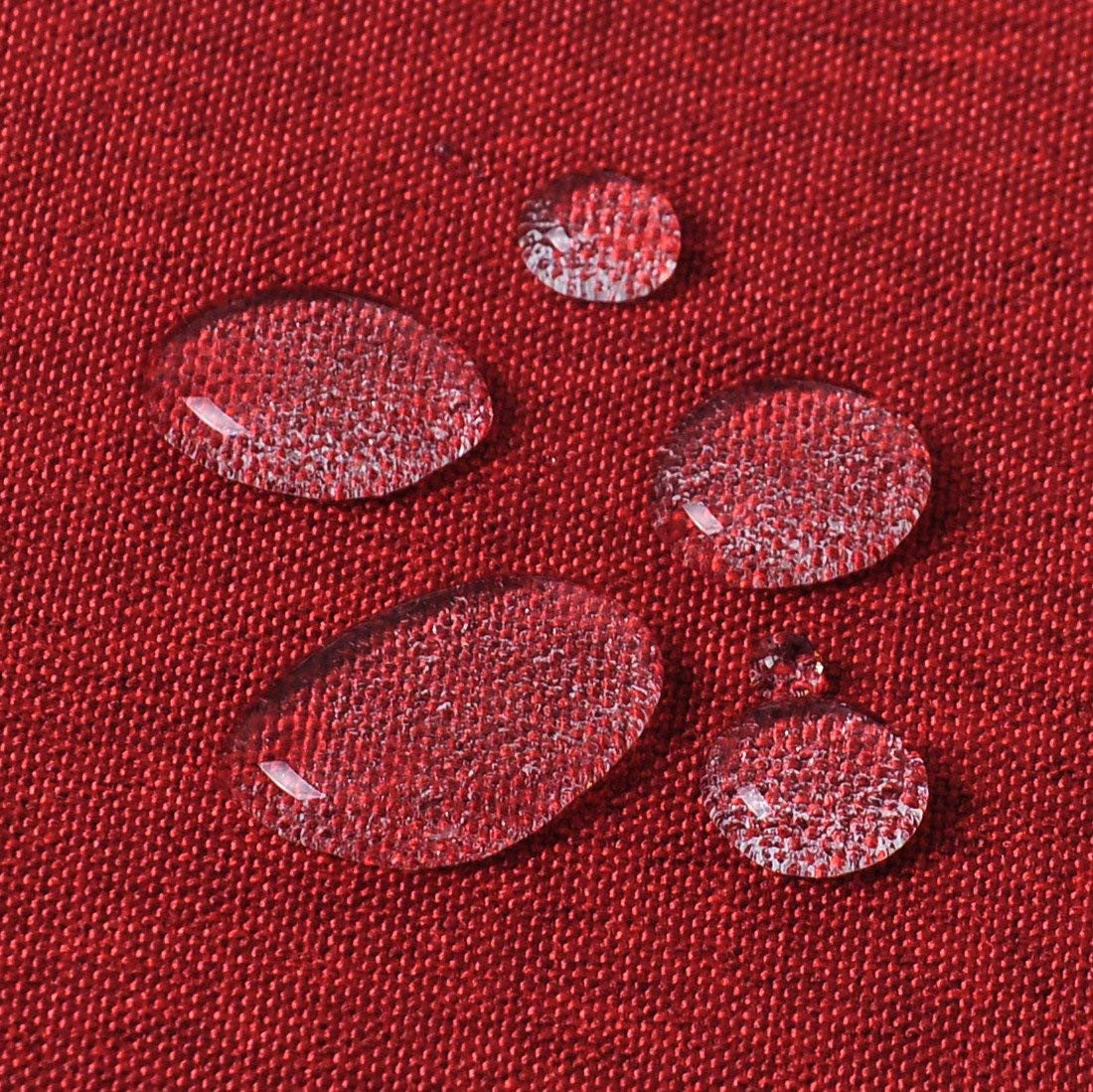 24goodz Tablecloth - Water-Repellent - Easy to Maintain - 100% Polyester - Red - 130x160 cm - rt