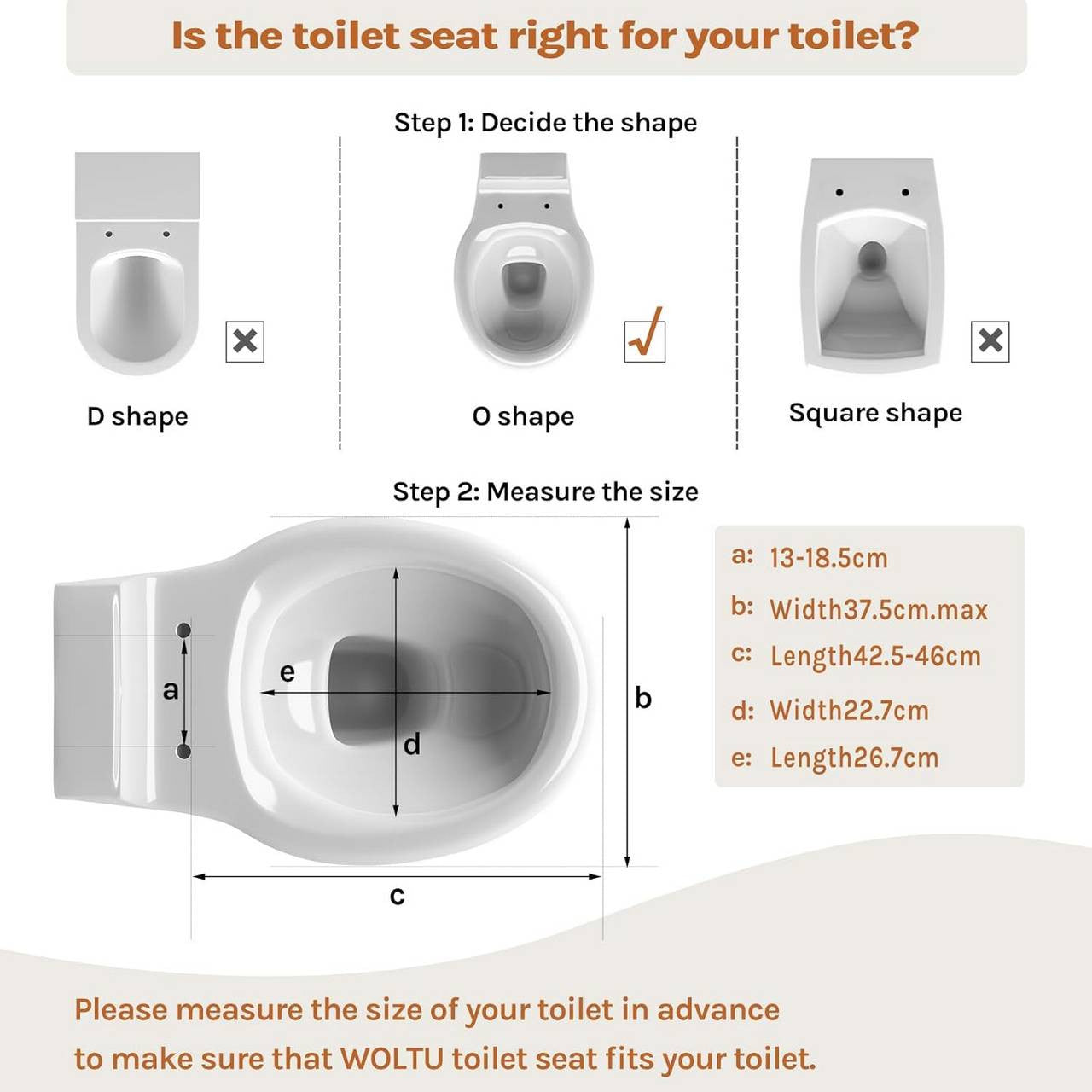 24goodz Soft-Close Toilet Seat - Silent Closing Mechanism - Easy to Clean - MDF - Universal Fit - White
