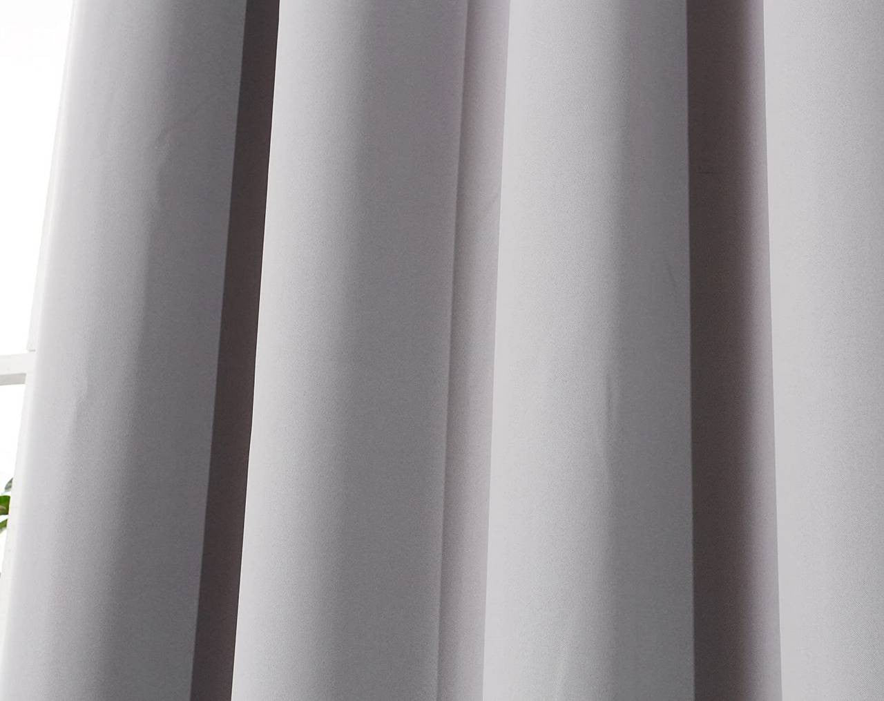 24goodz Blackout Curtain with Eyelets 250g/m² - Energy Saving & Sound Absorbing - 100% Polyester - Dark Grey - 135x175 cm - dg