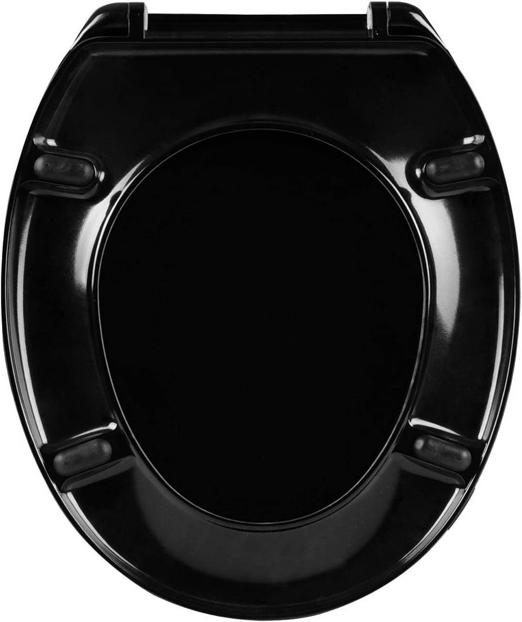 24goodz Oval Duroplast Toilet Seat - Soft-Close Mechanism - Durable - For Standard O-Shaped Toilets - Colourful - 37.1 x 45.5 cm