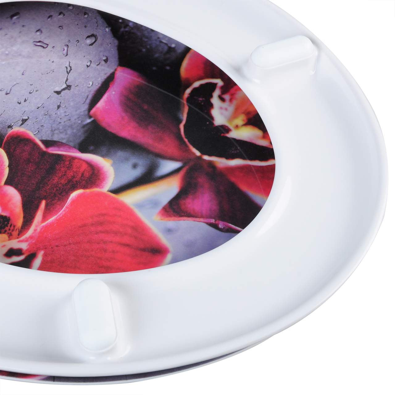 24goodz Duroplast Toilet Seat - Soft-Close Mechanism - Easy to Clean - Duroplast - For Everyone - White