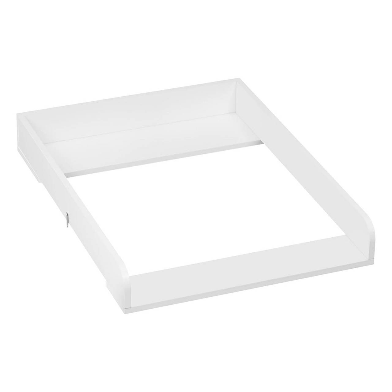 24goodz Changing Table Attachment - Highly Adaptable - High Security - MDF - For Parents - White