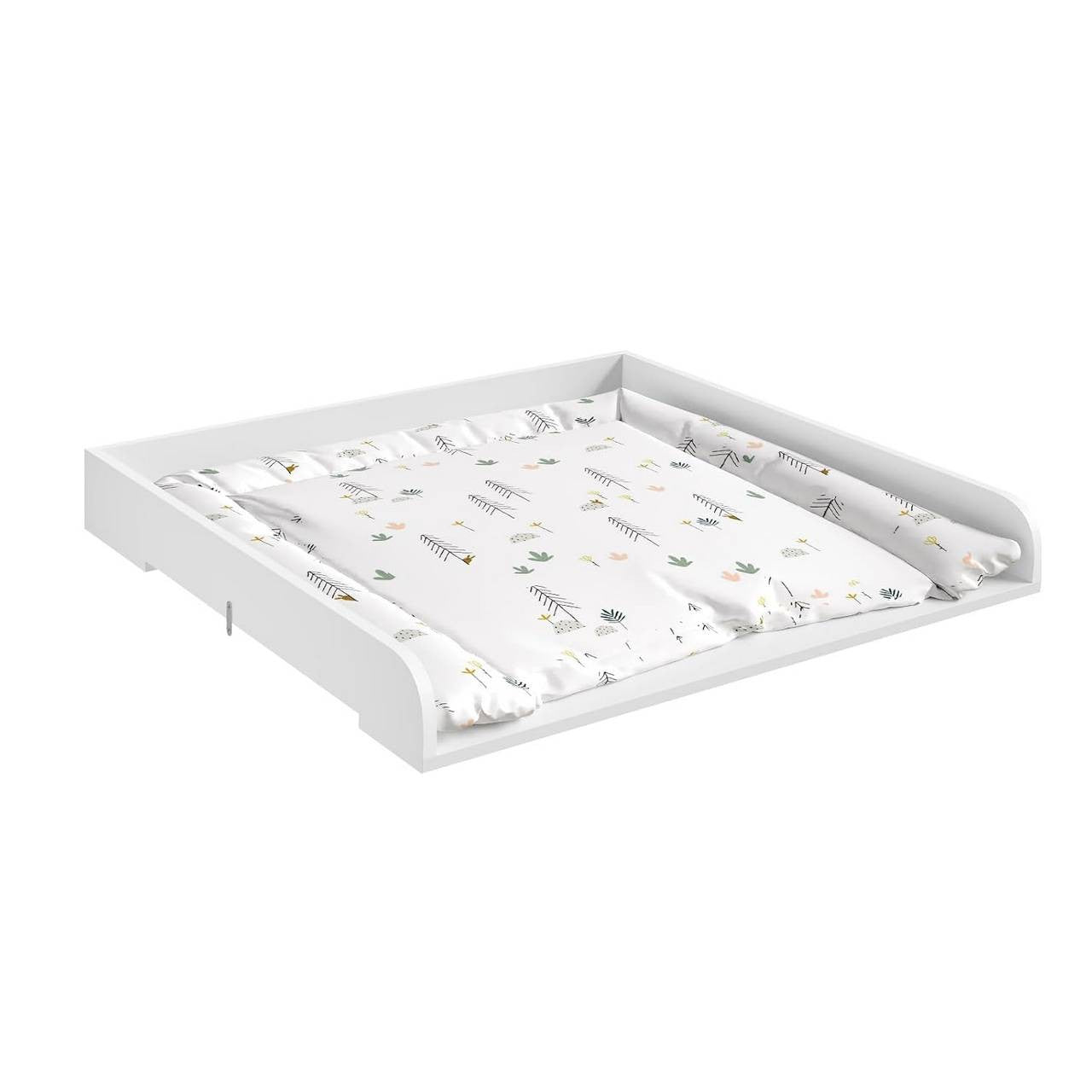 24goodz Changing Table Top - Highly Adjustable - Stable & Safe - MDF - For Babies - White