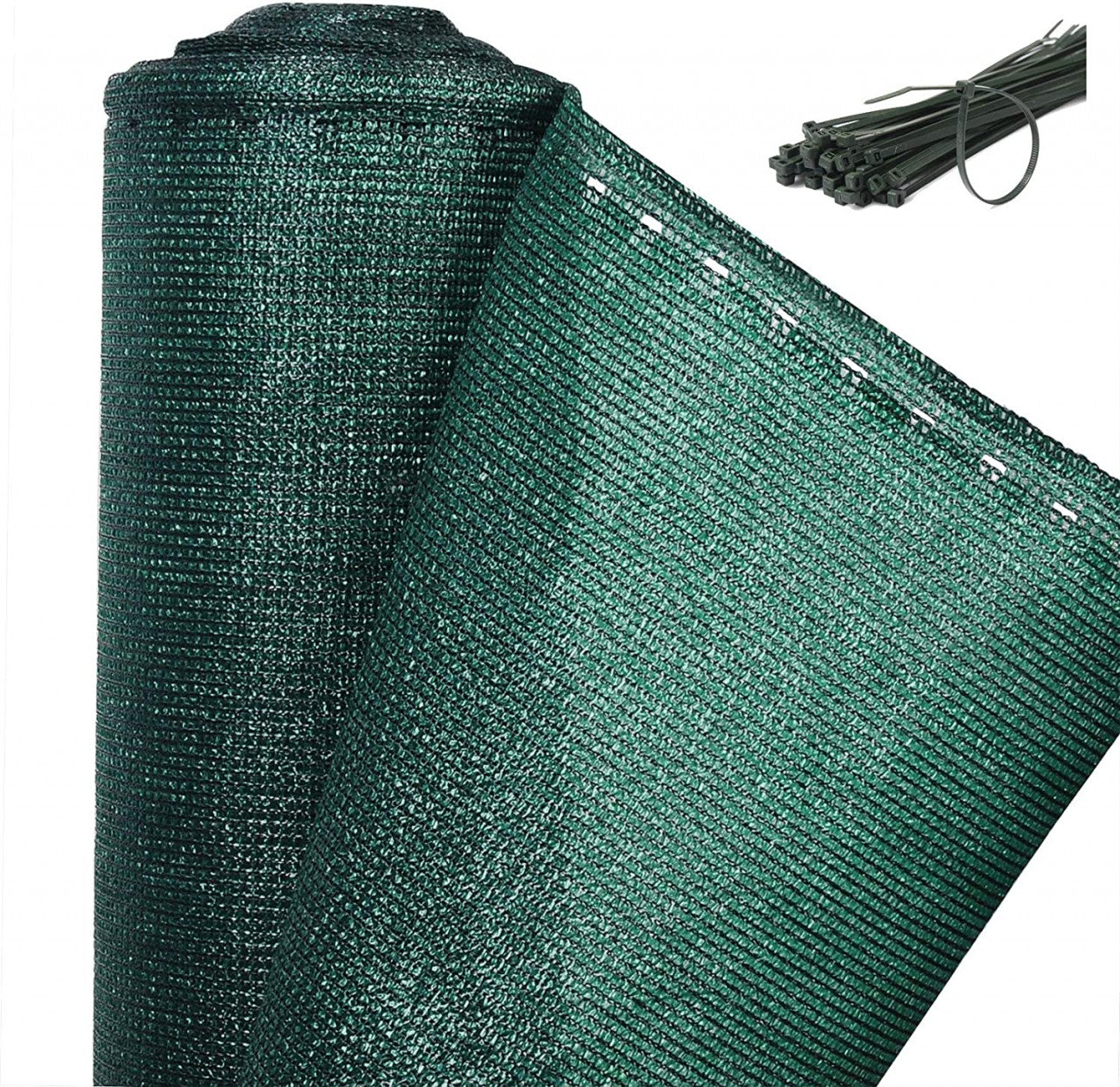 24goodz Balcony Privacy Screen - Durable & Tear-Resistant - HDPE - For Outdoor Spaces - Green 1m x 10m