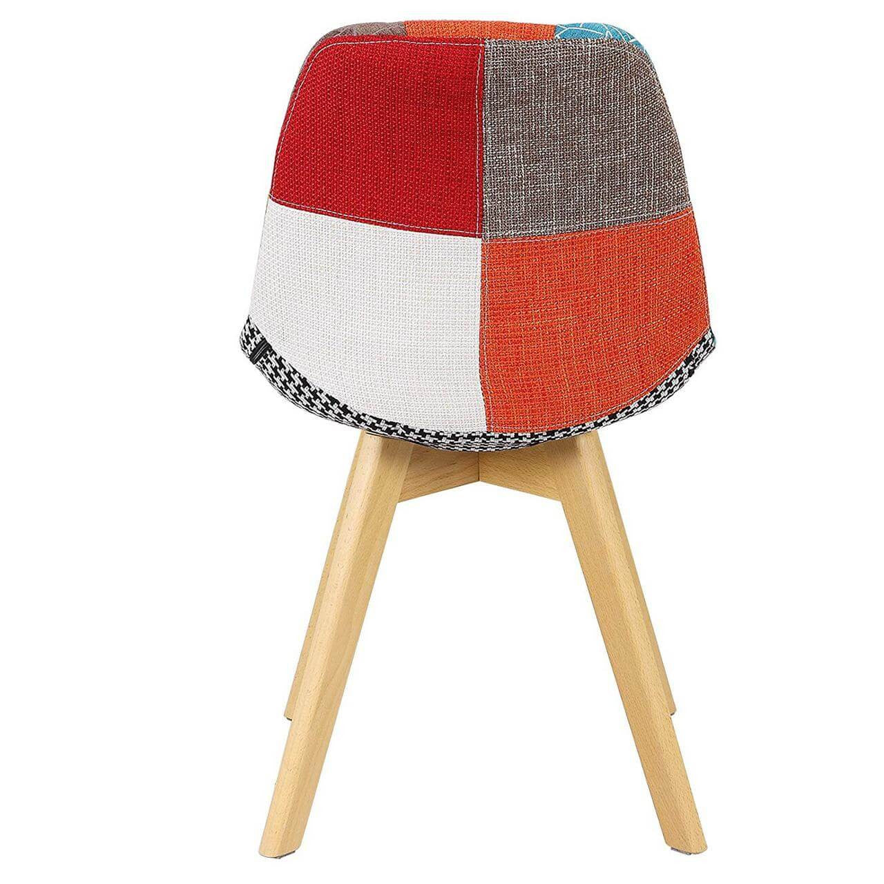 24goodz Dining Chair - Ergonomic Design for Ultimate Comfort - Durable Linen and Solid Wood - Multicolour