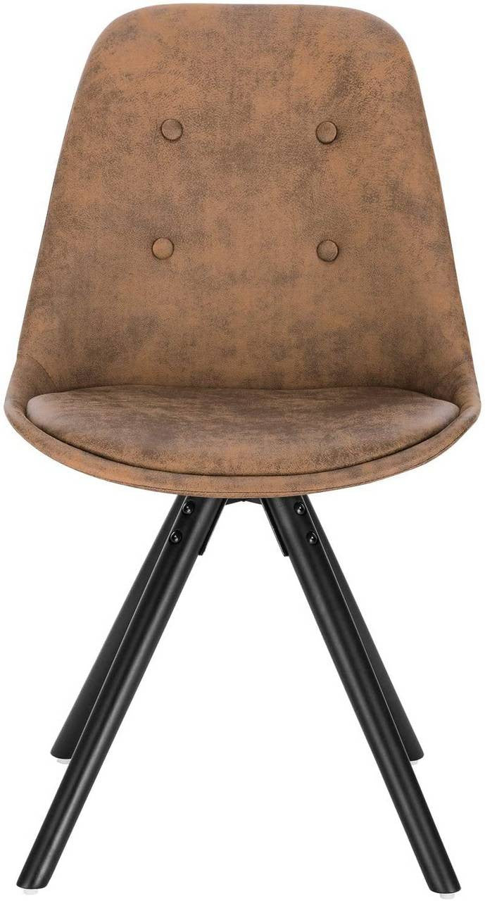 24goodz Dining Chair - Ergonomic Comfort - Durable Solid Wood - Dark Brown - dbr