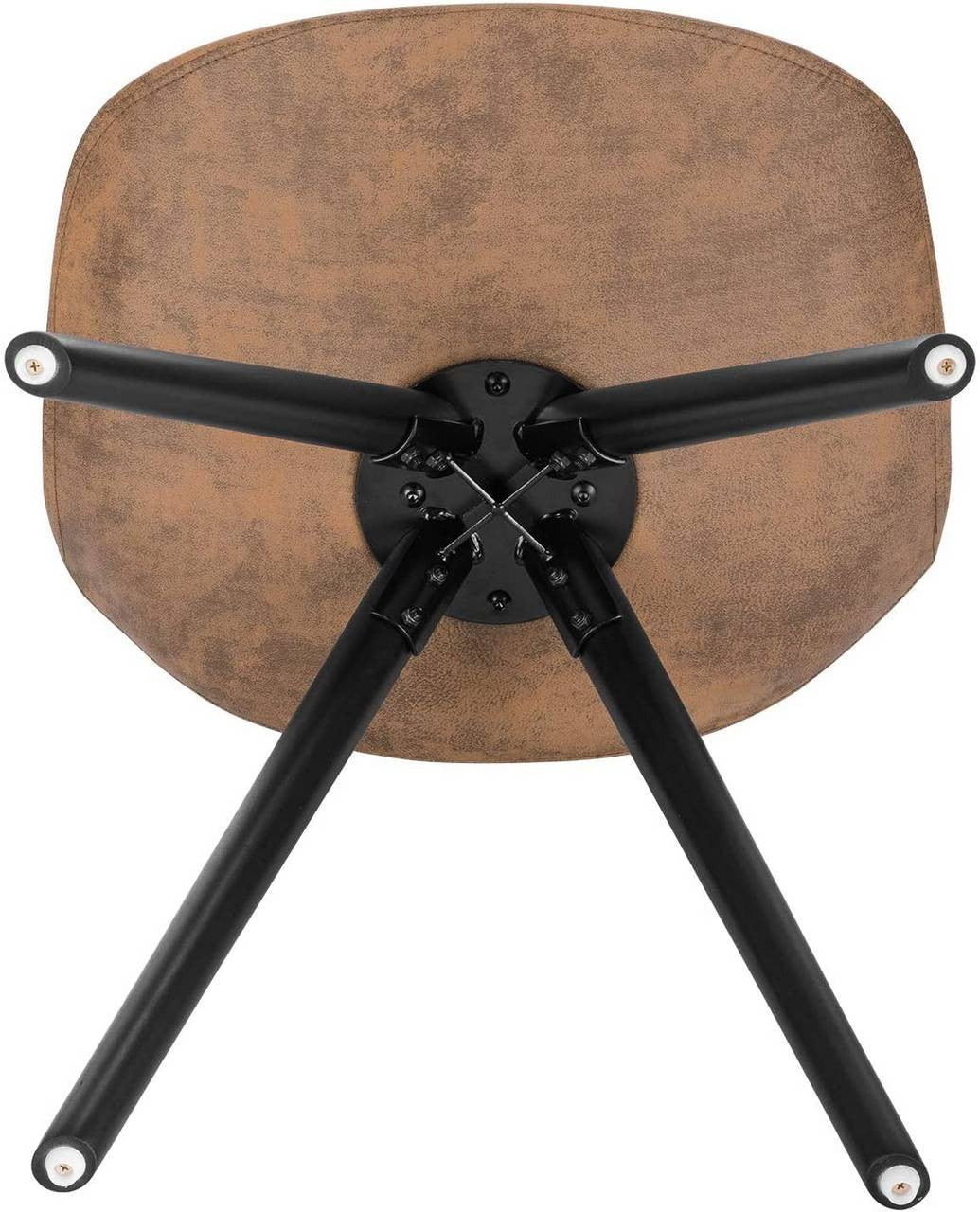 24goodz Dining Chair - Ergonomic Comfort - Durable Solid Wood - Dark Brown - dbr