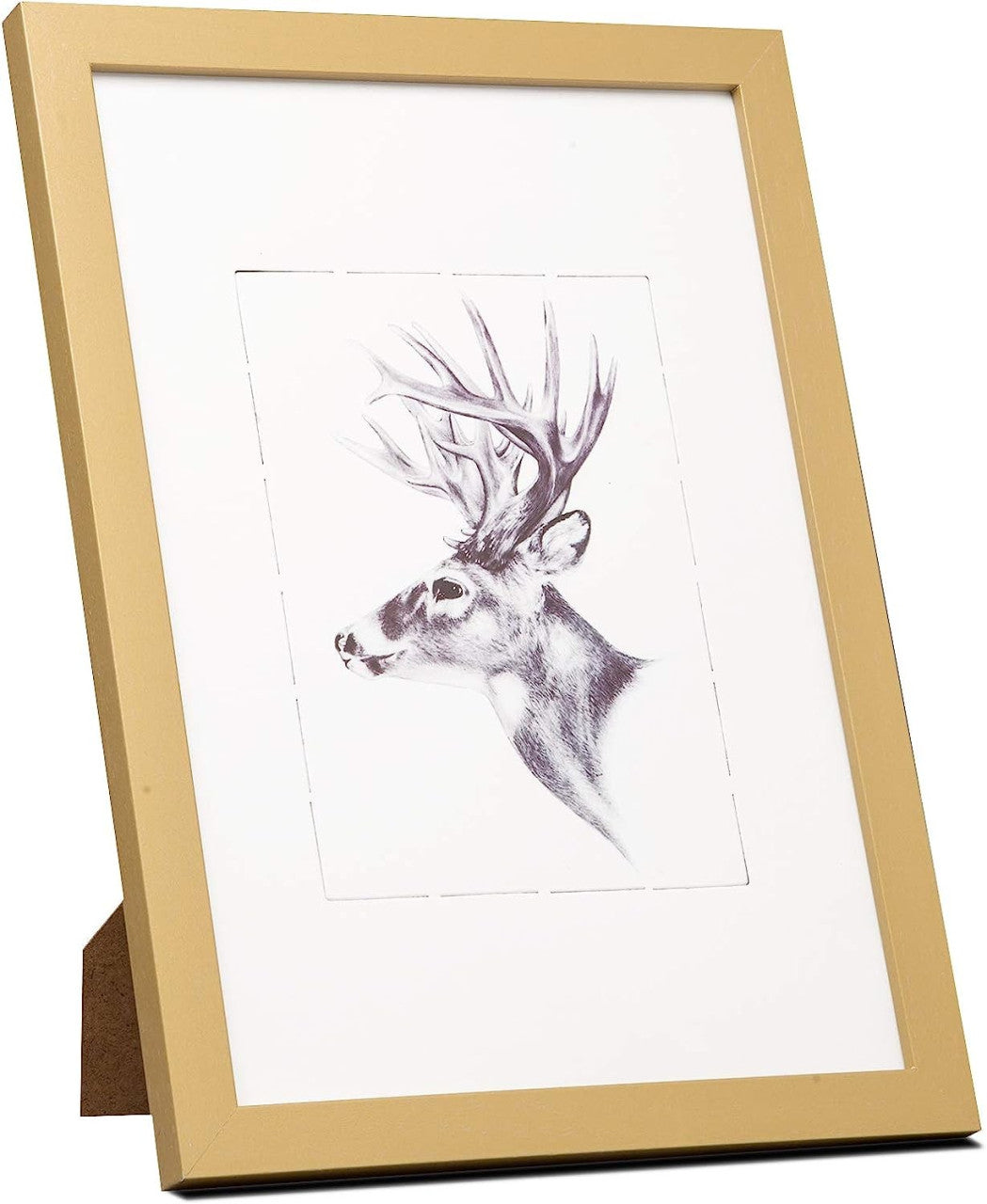 24goodz Set of 10 Photo Frames - Versatile Sizes for Every Memory - Durable MDF with Plexiglass - For Home Decor - Silver - sb