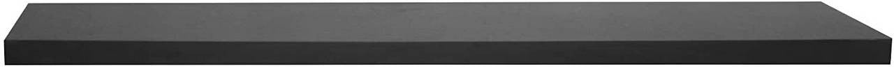 24goodz Set of 2 Wall Shelves - Versatile for Any Room - MDF - For Home & Office - Black 30x22.9x3.8cm - sz