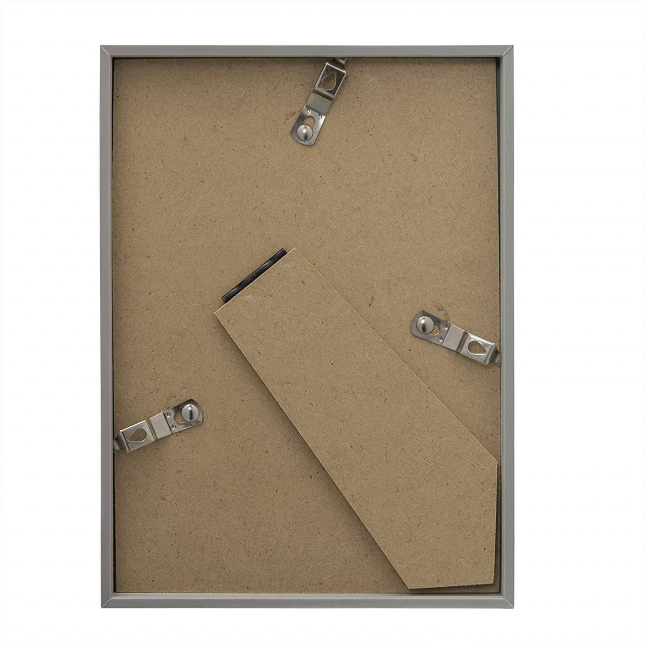24goodz Set of 5 Photo Frames - Scratch-Resistant Glass - Versatile Display Options - MDF - For Home Decor - Black/White/Silver/Gold/Bronze/Steel