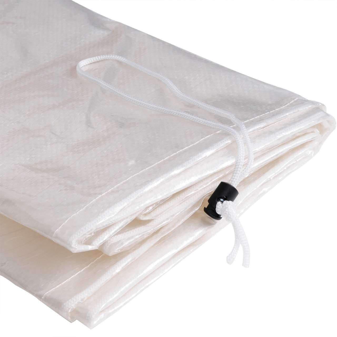 24goodz Garden Chair Cover - Durable & Weatherproof - PE Fabric - Transparent - 65x65x120/80 cm - tp