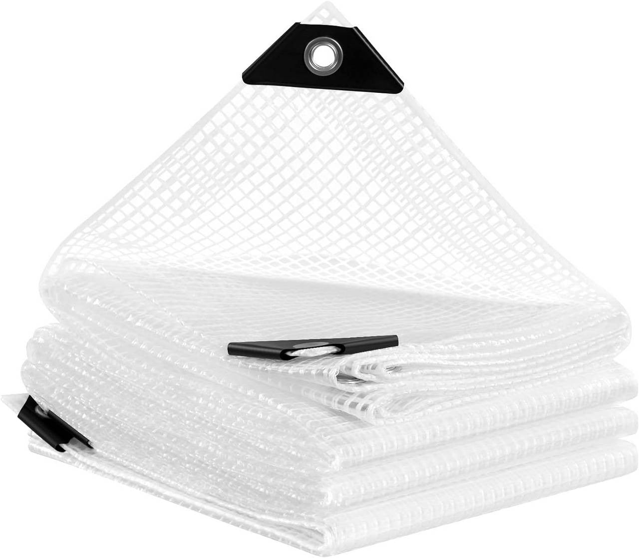 24goodz Waterproof Tarpaulin - Durable and Tear-Resistant - PE - For Outdoor Use - Transparent 3x4 m