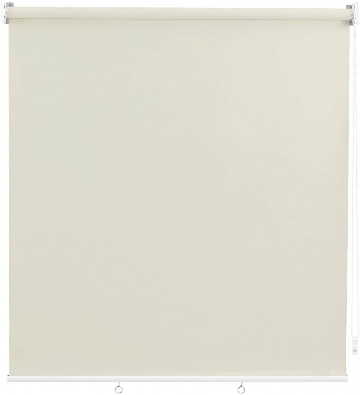 24goodz Outdoor Roller Blind - High UV Protection - Adjustable Height - Polyester - For Balconies and Patios - Beige 140x240 cm