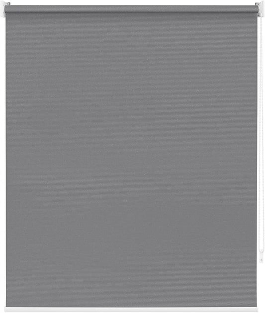 24goodz Outdoor Roller Blind - High UV Protection - Adjustable Height - Polyester - For Balconies and Gardens - Dark Grey 100x140 cm - dgr