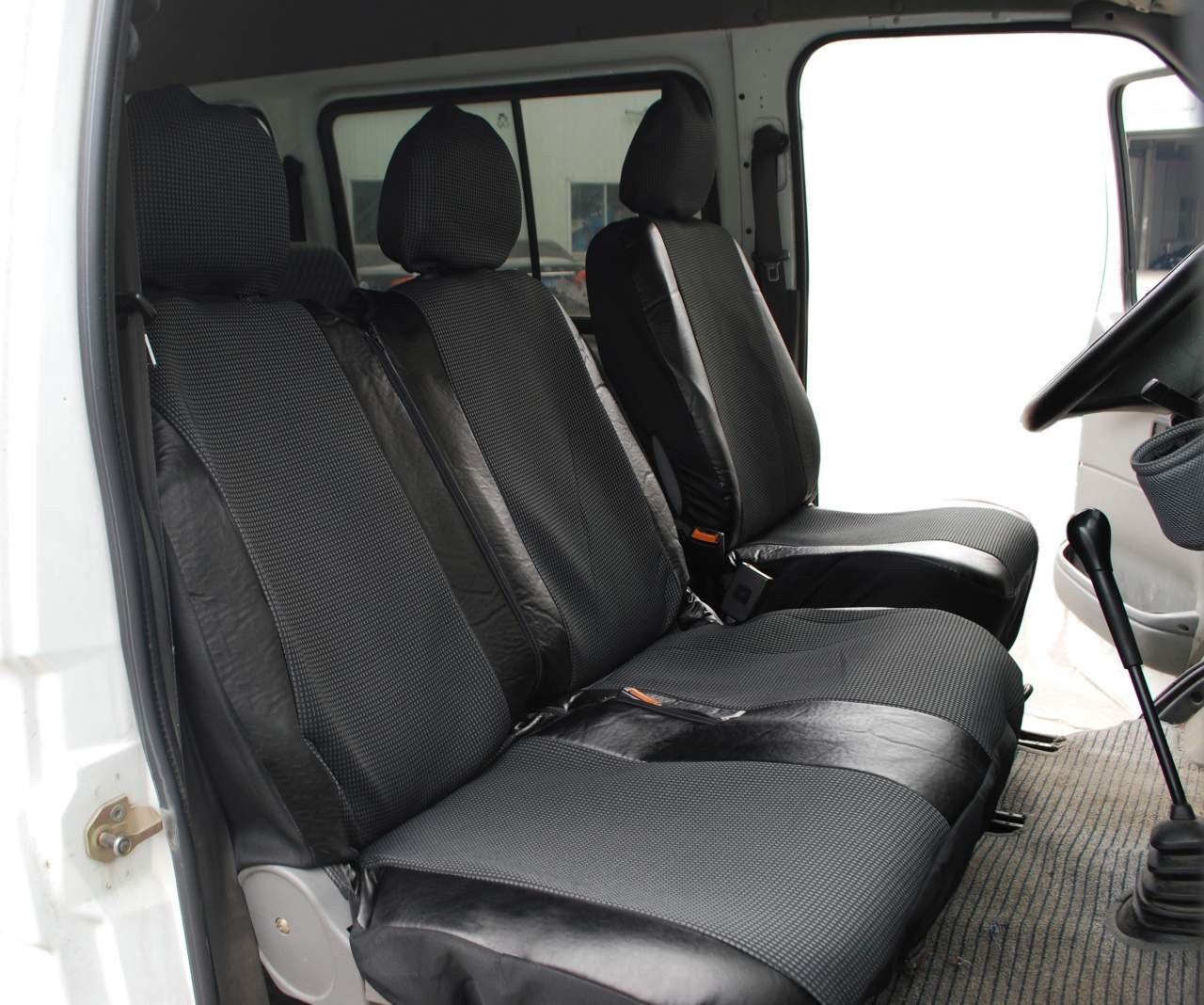 24goodz Van Transporter Seat Covers - Durable and Easy to Clean - 100% Polyester - For Vans - Universal Size