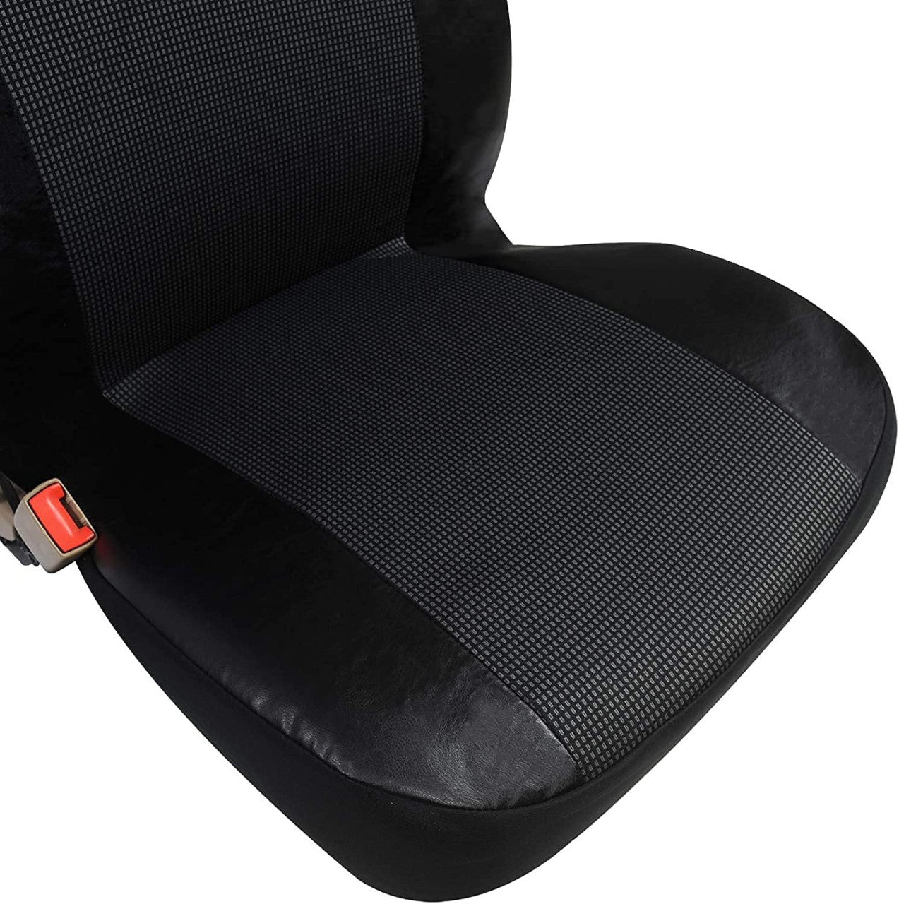 24goodz Universal Car Seat Covers for Vans - Durable and Easy to Clean - 100% Polyester - For Van Owners - Black