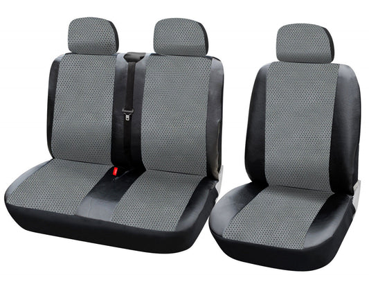 24goodz Car Seat Covers for Vans - Durable and Easy to Clean - 100% Polyester - Universal Fit - Black