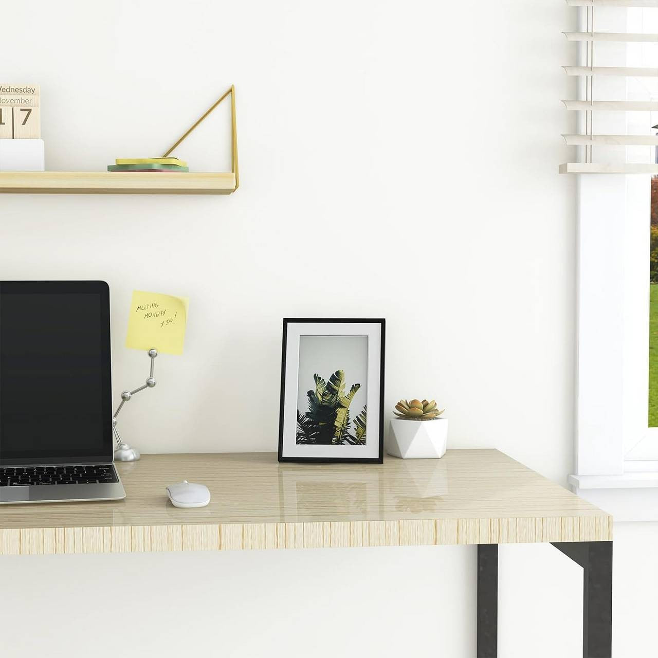 24goodz Set of 4 Photo Frames - Versatile Display Options - Premium Aluminium and Plexiglass - For Home and Office - Black 30x40 cm