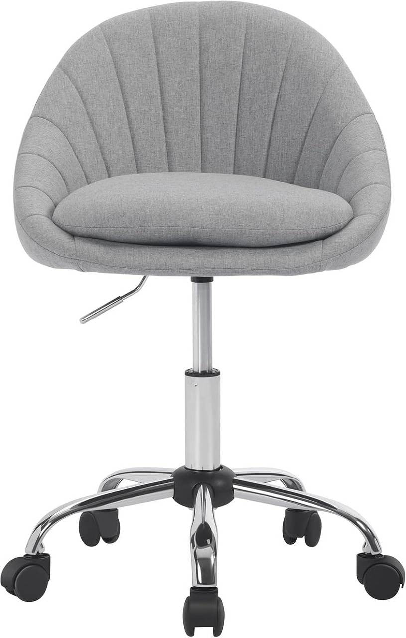 24goodz Ergonomic Office Chair - Stylish Modern Design - Supports up to 150 kg - Fabric - Grey