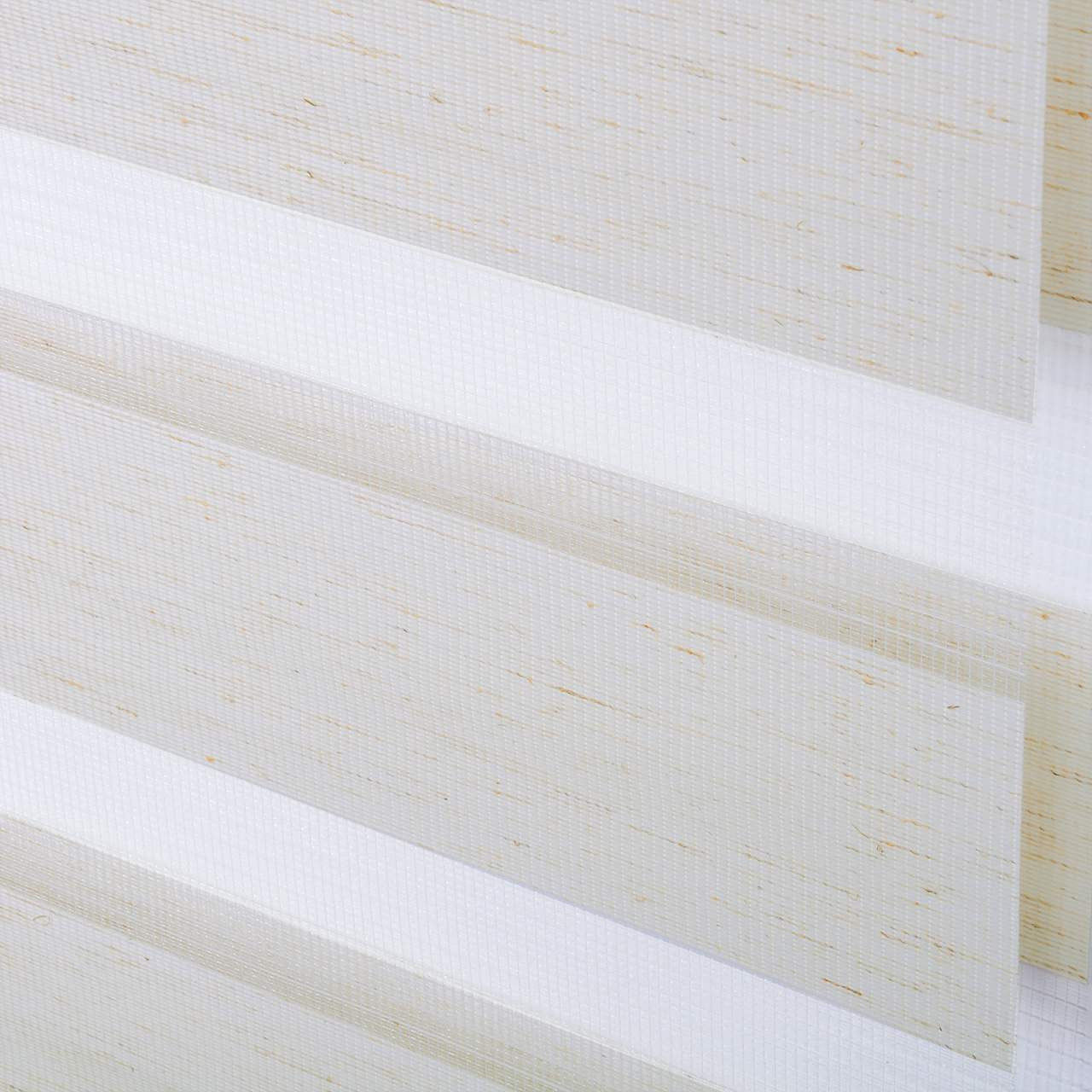 24goodz Double Roller Blind - Easy Installation - Light Control - 100% Polyester - For Windows and Doors - Beech Look 60x150 - bu