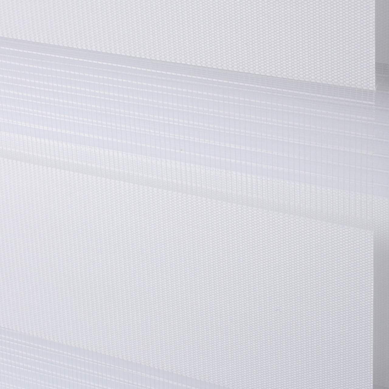 24goodz Double Roller Blind - Easy Installation without Drilling - 100% Polyester - For Windows and Doors - White 95x120