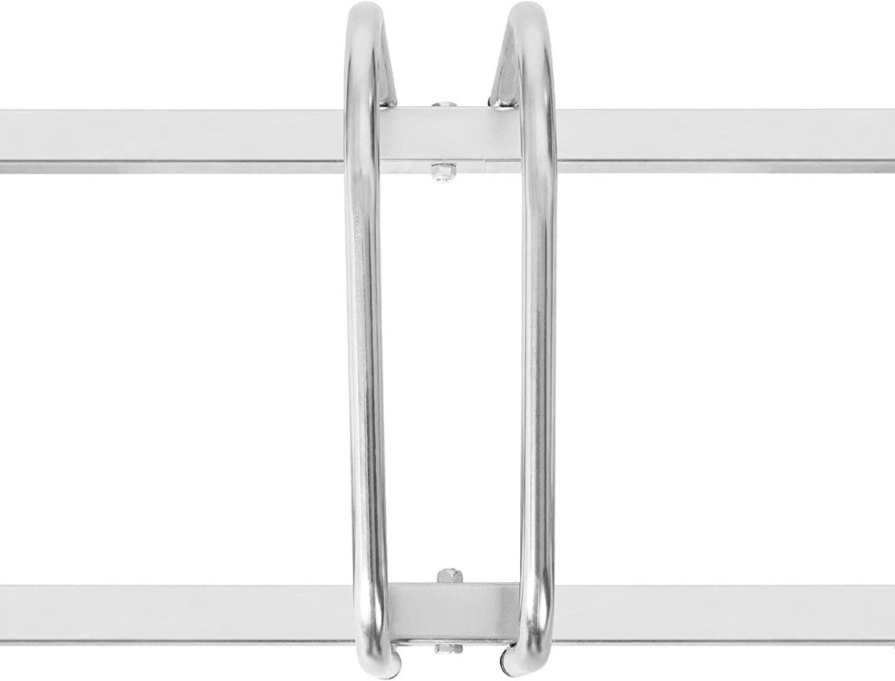 24goodz Bike Rack - Robust and Durable - Easy to Install - Galvanized Iron - For All Bike Types - 130.5 x 32 x 27 cm