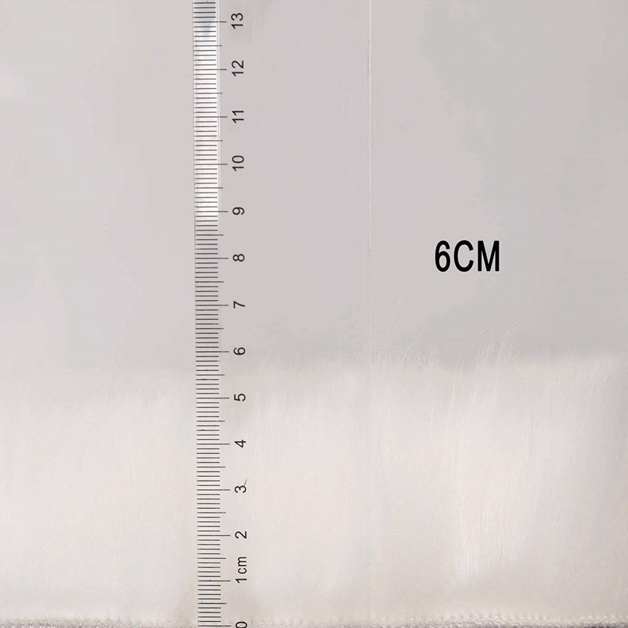 24goodz Faux Sheepskin Long Hair Throw Blanket - Soft and Cozy - Polyester - For Home and Office - White 60x180cm - ws