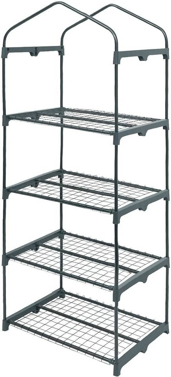 24goodz Mini Greenhouse - Durable & Stable - PE Mesh - For Garden Enthusiasts - White/Green 69x49x158cm - ws