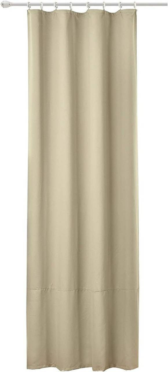 24goodz Blackout Curtain - Energy Saving - Sound Absorbing - 100% Polyester - Grey - 135x245 cm - sd