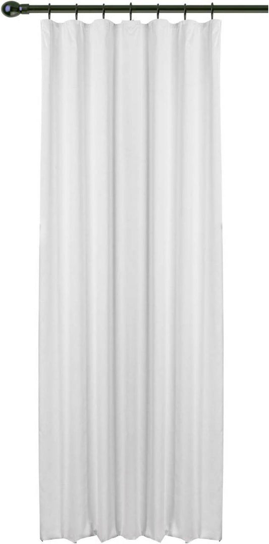 24goodz Blackout Curtain - Energy Saving - Sound Absorbing - 100% Polyester - White - 135x225 cm - ws