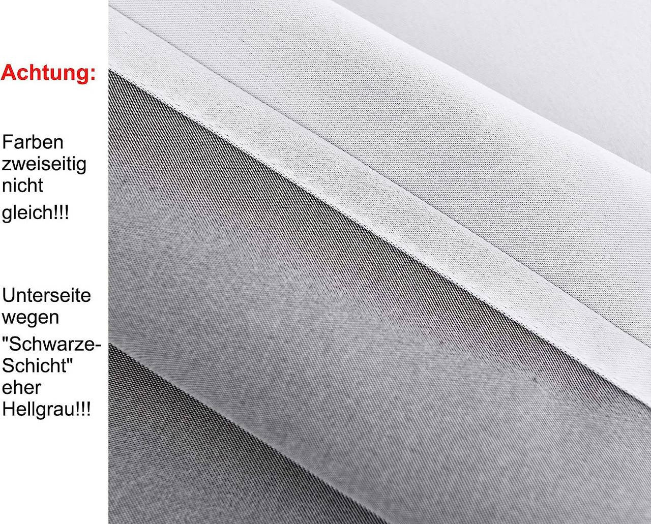 24goodz Blackout Curtain - Energy Saving - Sound Absorbing - 100% Polyester - White - 135x225 cm - ws